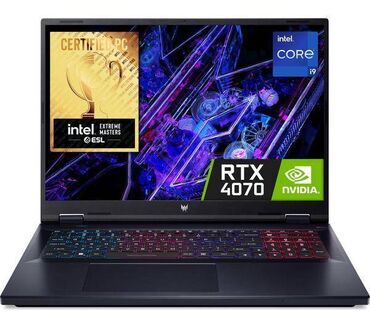 Acer: Yeni Acer Predator, 18 ", Intel Core i9, 1 TB, Ünvandan götürmə