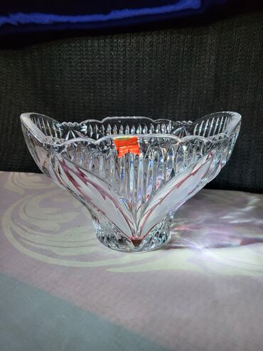 Činije: Bombinijera iz 70ih kristal,led kristal,matirani delovi,rucni rad Anna — 1