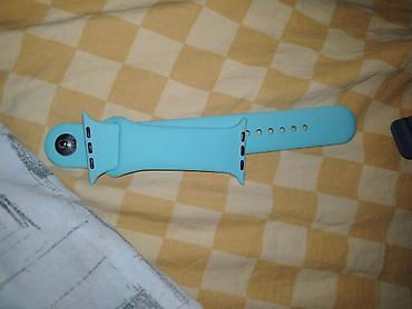 Ремешки: Apple Watch üçün silikon kəmər - Rəng: açıq mavi/azure - Material — 1