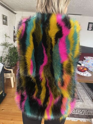 mocler jakne: L (EU 40), Faux fur, color - Multicolored