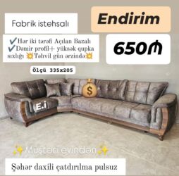 Masa və oturacaq dəstləri: Künc divan, Yeni