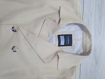 тренч zara: Двубортное бежевое пальто/тренч LC Waikiki - Классический двубортный — 8
