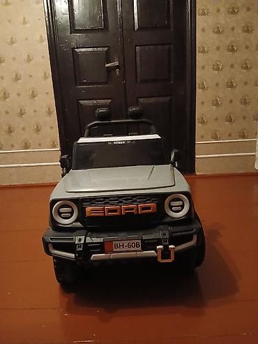 uşaq ucun oyuncaqlar: Uşaq elektrikli maşın – EDRO off-road stilində - Korpus rəngi: boz — 1