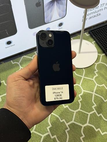 Apple iPhone: IPhone 14, 128 GB, Qara, Face ID — 9