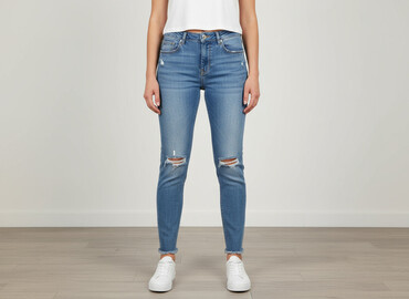 mohito kurtki jeansowe damskie: Mohito, Jeansy damskie, rozmiar S