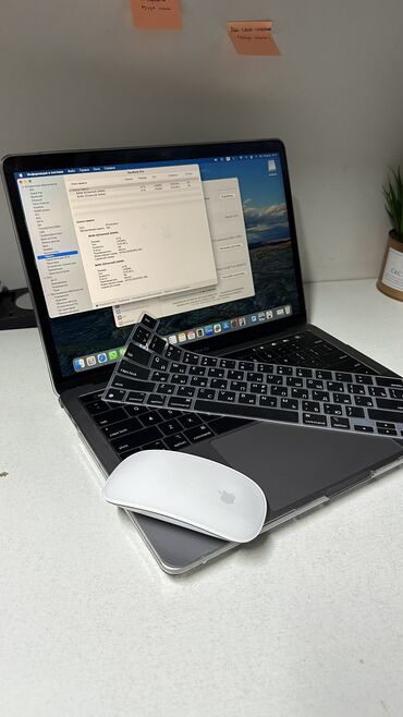 мак бук 2015: Ноутбук, Apple, 16 ГБ ОЗУ, Intel Core i7, 13.3 ", Б/у, Для работы, учебы, память SSD