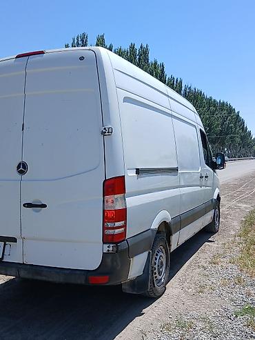 короткий спринтер: Mercedes-Benz Sprinter высокий кузов), белый фургон. Обмень есть — 3