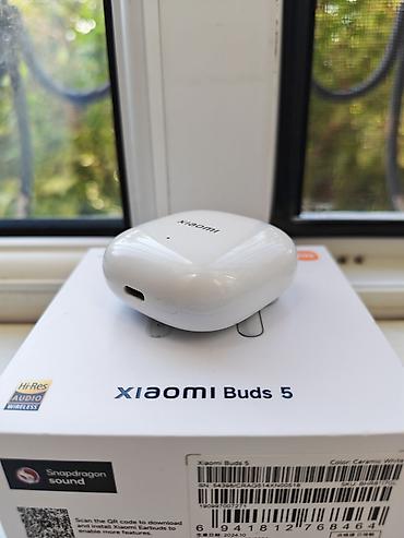 İşlənmiş Simsiz (Bluetooth) Qulaqcıqlar, Xiaomi, rəng - Ağ