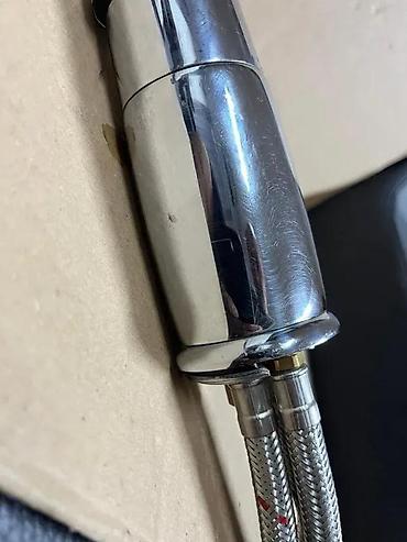 Slavine: Jednoručna kuhinjska slavina – hrom - Materijal: mesing sa hromiranom — 2