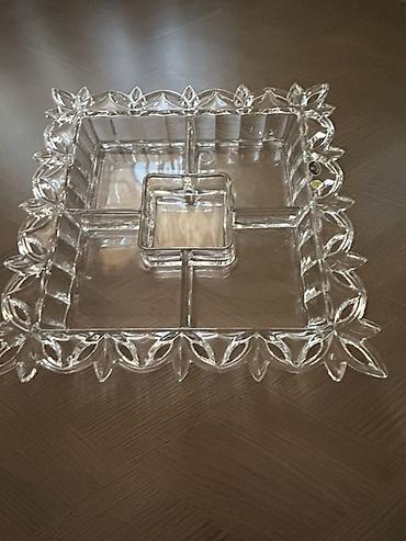 karacadan alınıb: Bohemia kristal beş bölməli serve qabı - Brend: Crystal Bohemia — 6