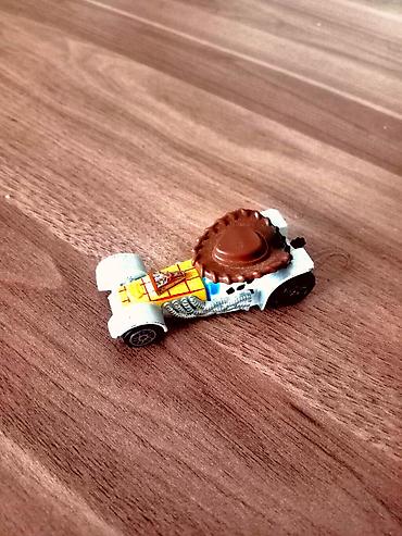 pajero mini: Oyuncaq mini maşın — kovboy temalı 9 7 - Material: metal və plastik — 2