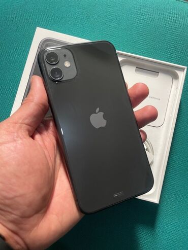 сотовый телефон fly ts114 black: IPhone 11, 128 ГБ, Черный, Гарантия, Face ID, С документами