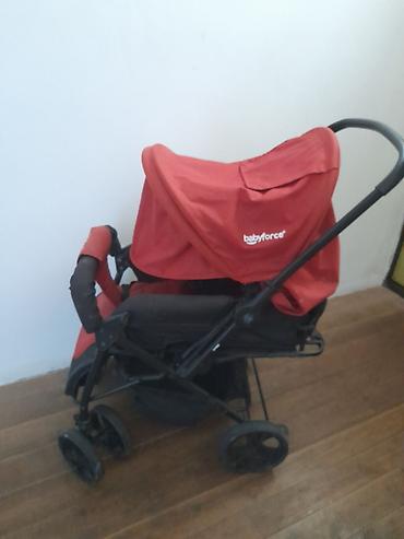 Gəzinti arabaları: Babyforce uşaq arabası – qırmızı rəng az istifade olunub tep tezedi — 1