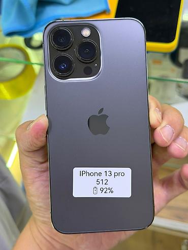 IPhone 13 Pro, 512 ГБ, батарея 92% - Цвет: графитовый - Память: 512