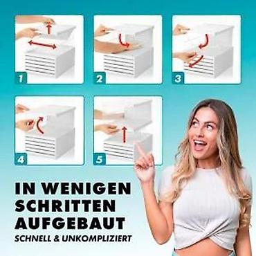 Kutije za odlaganje: Preklopivi organizator za obuću – modularne kutije - Kompaktne — 18