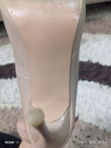 elegante exclusive parfum: Tuflilər, Ölçü: 38, rəng - Bej, İşlənmiş — 2