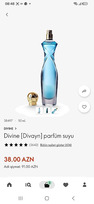 qizil qiymet: Divine [Divayn] parfüm suyu – 50 ml - Brend: DIVINE - Həcm: 50 ml — 1