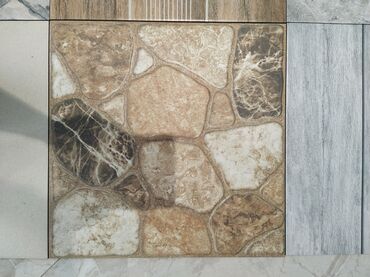 metlax: Təbii daş effektli keramika plitə - Dizayn: çay daşı/daş mozaika