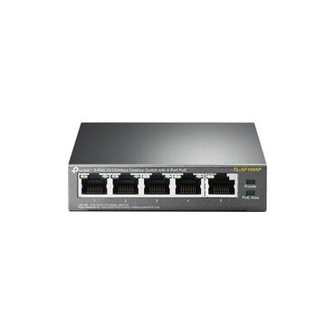Masaüstü kompüterlər və iş stansiyaları: TP-Link TL-SF1005P 5 Portlu Masaüstü PoE keçidi TP-Link TL-SF1005P -