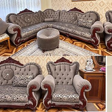 Divan kreslo ela veziyyetde 400₼ .Unvan Qaracuxur &amp;Rumi