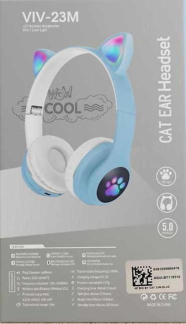 pişikli oyunlar: Cat Ear Headphones VIV-23M – LED işıqlı simsiz qulaqcıq - Dizayn — 2