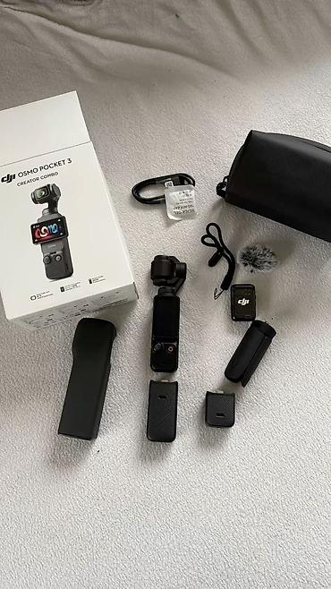 Digər foto və video aksesuarları: DJI Osmo Pocket 3 – Creator Combo seti Məzmun: - Osmo Pocket 3 əl — 1