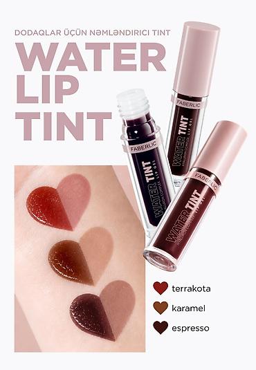Gözəllik və sağlamlıq: Water Tint – dodaqlar üçün nəmləndirici tint - Hyaluron kompleksi ilə — 10