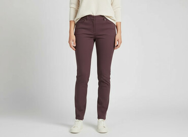 aplikacja z tanimi ubraniami: Salko, Material trousers for women, size L