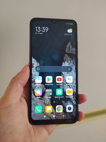 телефон флай 6: Xiaomi, Redmi 9, Б/у, 64 ГБ, цвет - Черный, 2 SIM