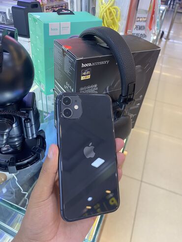бу телефоны: IPhone 11, Б/у, 128 ГБ, Черный, Защитное стекло, 71 %