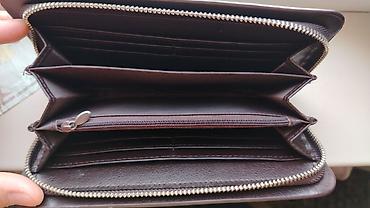 клатч кошелек: Клатч, Материал: Экокожа, Унисекс, Б/у — 3
