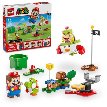 игрушка для мальчиков: НОВИНКА!Lego 71439 Super Mario Приключения с интерактивным Lego Mario