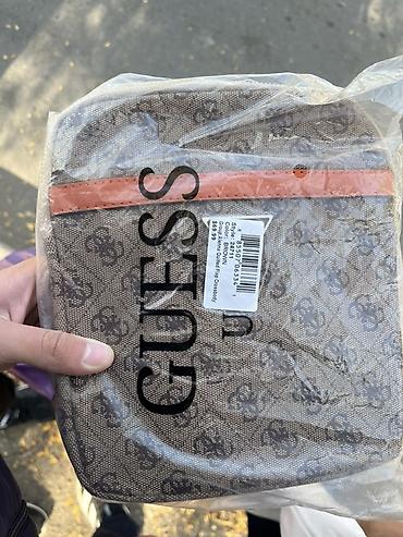 school bag: Сумка через плечо Guess Alena Quilted Flap Crossbody - Модель: 24711 — 1