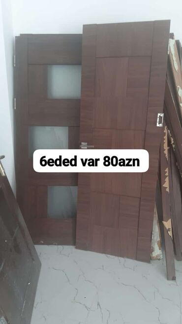 Soyuducular: İşlənmiş MDF Otaq qapısı 90x205 sm, Ödənişli quraşdırma