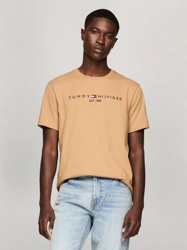 futbolka: Futbolka, Tommy Hilfiger, XL (EU 42), rəng - Bej