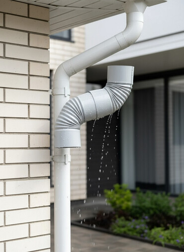 конек для крыши: Отвод для водосточной трубы, предназначенный для изменения направления