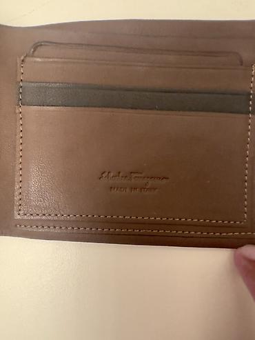 portmane: Salvatore Ferragamo kişi pul kisəsi (portmonet) İSTİFADƏ EDİLMƏYİB! — 5