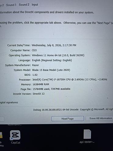 ноутбук rtx 5060: Razer Blade 15 Base (заказывался с США) Игровой/рабочий ноутбук — 5