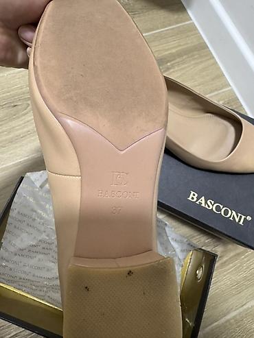 Туфли: Туфли, 37, Basconi, Б/у, цвет - Бежевый — 5