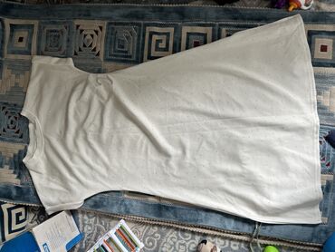 длинные платья для полных девушек: Повседневное платье, Лето, Длинная модель, 2XL (EU 44)