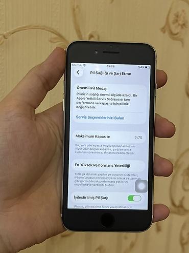 a 73: IPhone SE 2020, 64 GB, Ağ, Barmaq izi — 4