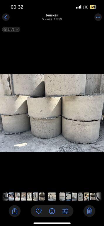 Железобетонные (ЖБИ) кольца для септика: Железобетонное (ЖБИ) кольцо для септика Размер: 110 x 90 x 9 см, Платная установка, Оптом — 20