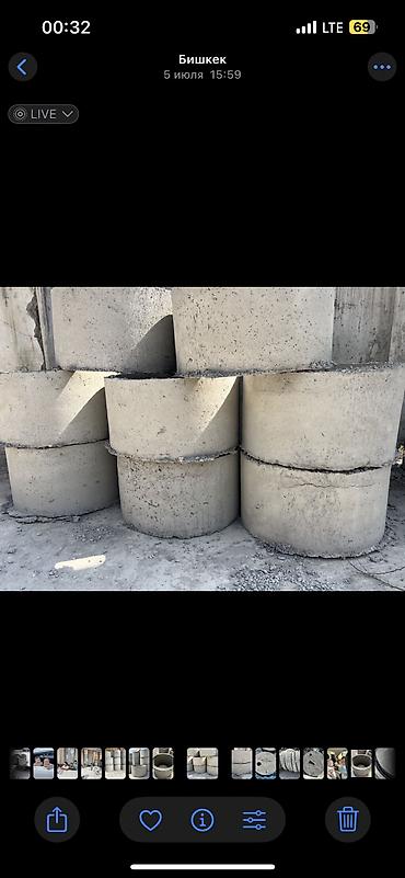 90: Железобетонное (ЖБИ) кольцо для септика Размер: 150 x 90 x 8 см, Платная установка, Оптом — 8