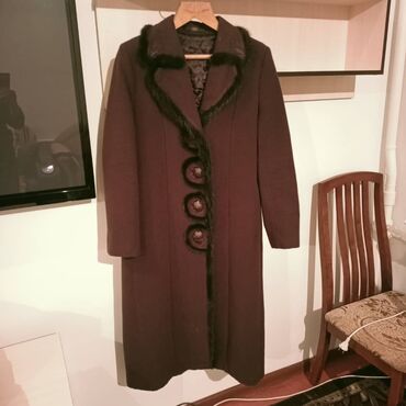 пальто коричневый: Пальто, 6XL (EU 52)