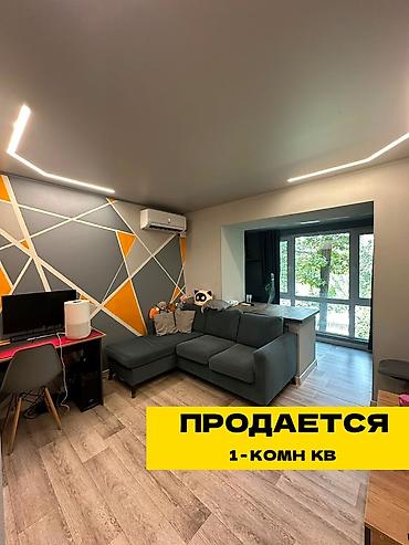 1 комната, 32 м², ул. Ахунбаева / Малдыбаева 3 этаж, Евроремонт
