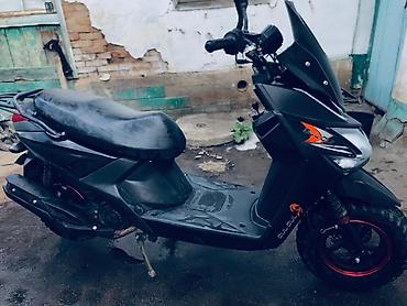 Скутеры: Скутер DUL DUL, черный матовый - Тип: бензиновый скутер/мопед с — 4