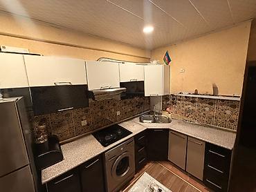 mətbəxt masa: Mətbəx mebeli dəsti – L şəkilli, yuxarı-aşağı dolablarla komplekt - — 2
