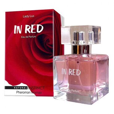 красный страитель: Парфюмерная вода с феромонами In Red от Lady Lux Аромат напоминает