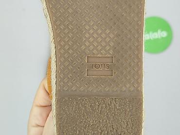 camper buty cena: Damskie espadryle TOMS - Model: espadryle wiązane na kostce - — 4