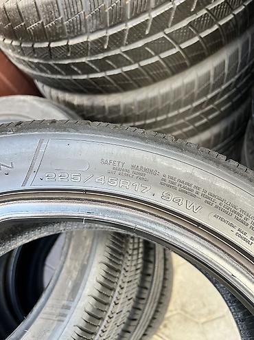 рига дельта: Шины 225 / 45 / R 17, Всесезонная, Б/у, Пара, Франция, Dunlop — 4